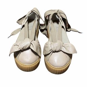 Fenty Puma By Rihanna Bow Creeper Platform Sandals Size 9